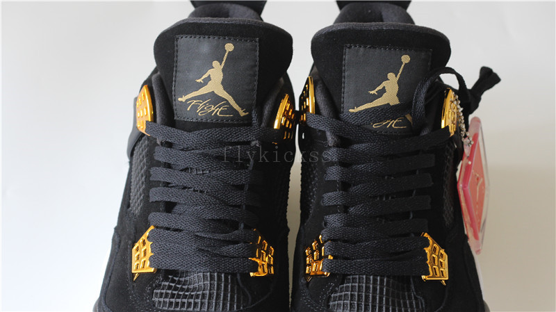 Air Jordan 4 Retro Royalty Black Suede